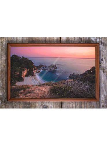 《海峡落日》32寸相框艺术品